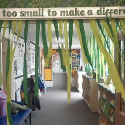 Have a look at our new corridors ready for our new enquiry - Am I too small to make a difference?