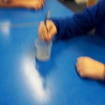 As part of World Science Day, Year 5 investigated dissolving, identifying materials that were soluble and insoluble