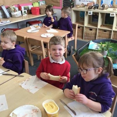 Jam Sandwich making!