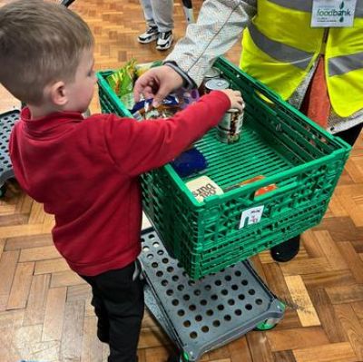This term we have collected donations for the South Normanton Area Foodbank - we donated a fabulous 134.75kg of food! Thank you to everyone who donated