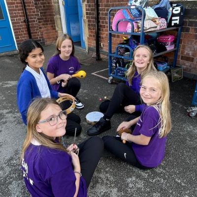 We had a great hook day, learning some African drumming then creating our own in groups.