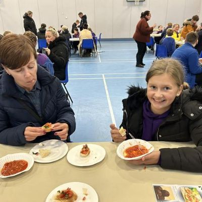 As part of our enquiry we cooked a 3 course meal for our parents, Italian Bruschetta, Ghanaian Tomato Stew and Brazilian Brigadeiros
