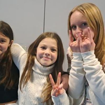 We had a great time at the Valentine's disco.