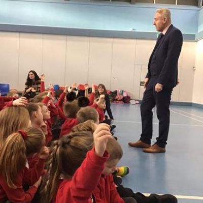 We had an exciting visit from Mr Wheatley to find out how he has changed education!