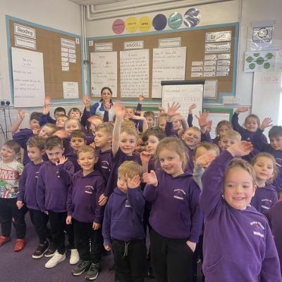 We had a nurse visit us to tell us about the Covid-19 Pandemic!