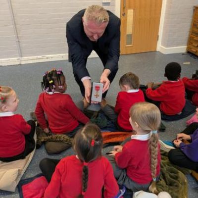 Visit from our inspirational Partnership CEO, Chris Wheatley, OBE!