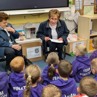 Visit from the Salvation Army