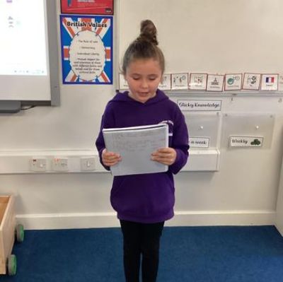 In reading this week, we have been learning how to plan to read certain types of texts.